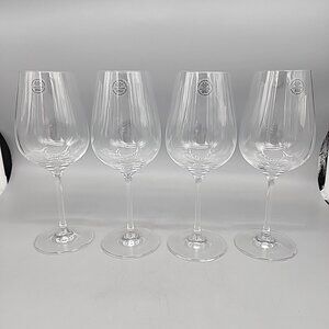LENOX Tuscany Wine Glasses Set of 4 NEW Break Resistant Dishwasher Safe 9"